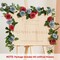 50pcs Artificial Green Leaves Bulk Rose Leaves Artificial Greenery Fake Rose Flower Leaves for Decoration